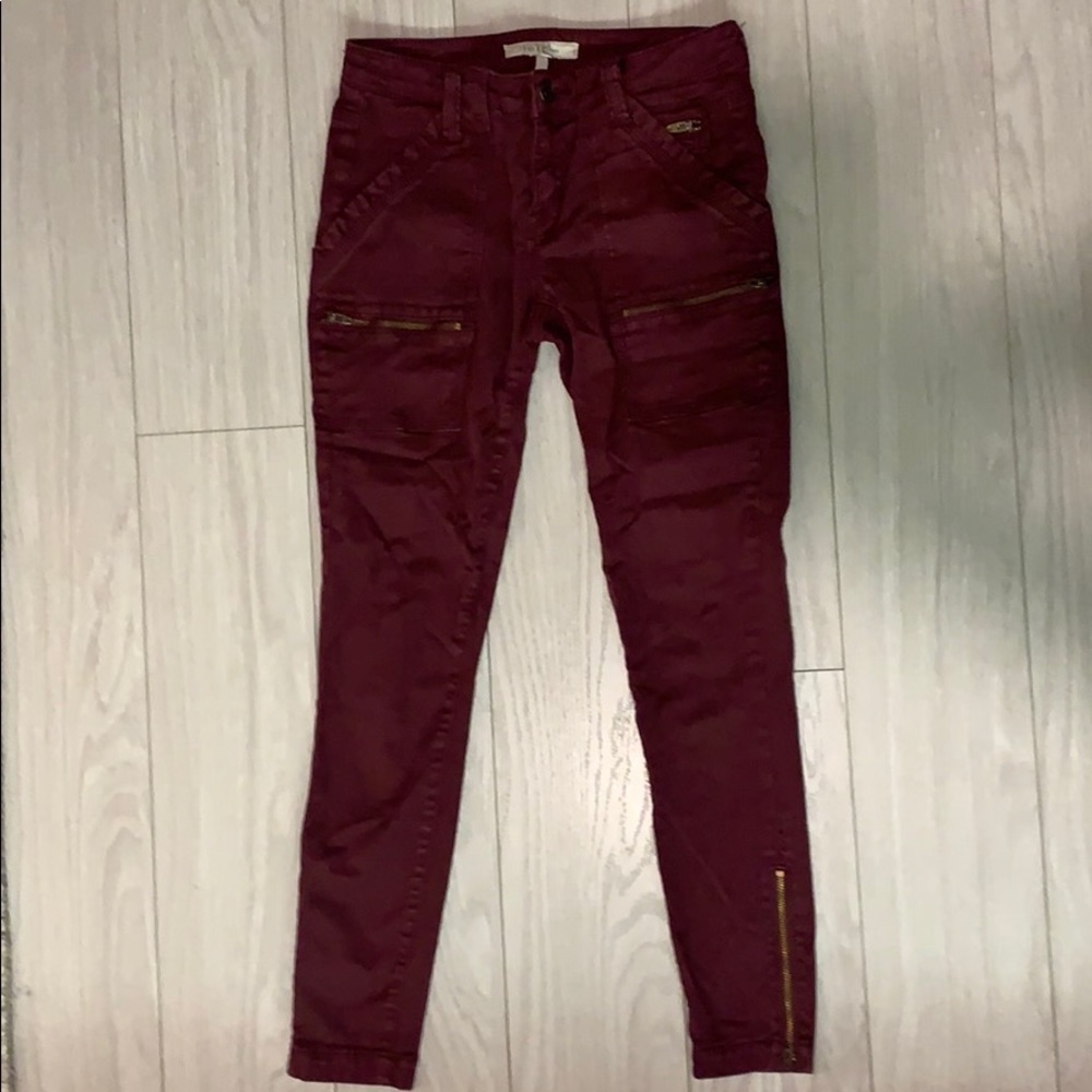 Joie Maroon Jeans